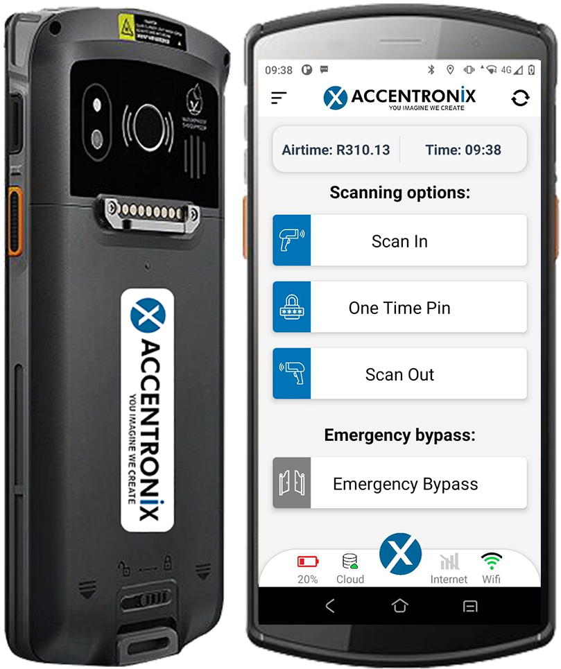 Accentronix License Disk Scanner visitor-management scanner