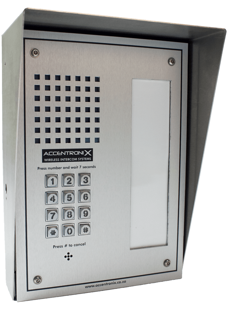 Accentronix Wireless Intercom Infinity LTE intercom